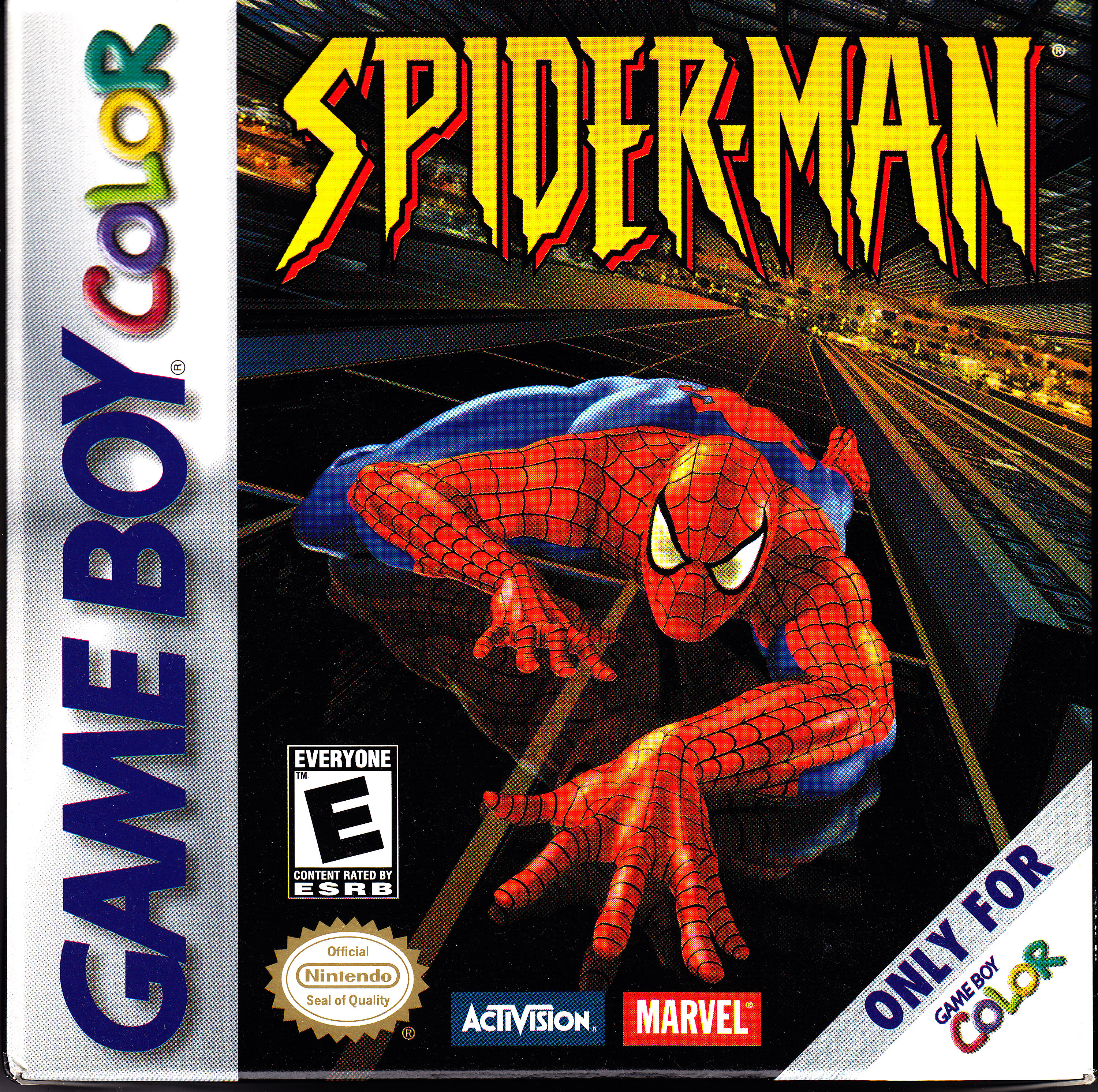 Человек паук nintendo. Spider man game boy Color. Человек паук 2000 гейм бой. Человек паук GBC. Игра человек паук на геймбой.