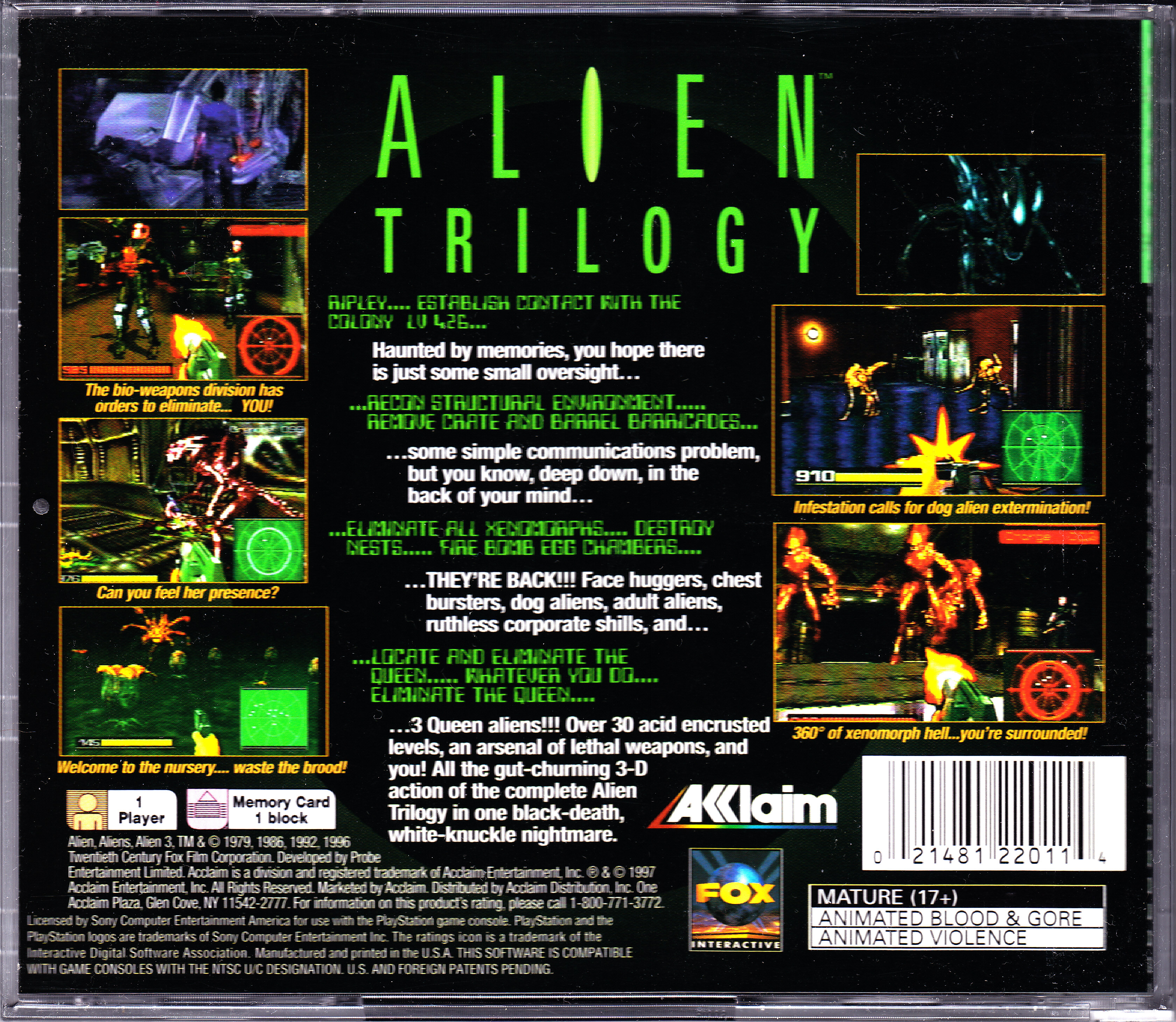 Alien trilogy. Ps1 2 в 1 Alien Trilogy. Alien Trilogy ps1. Alien Trilogy ps1 обложка. Alien Trilogy 1996.