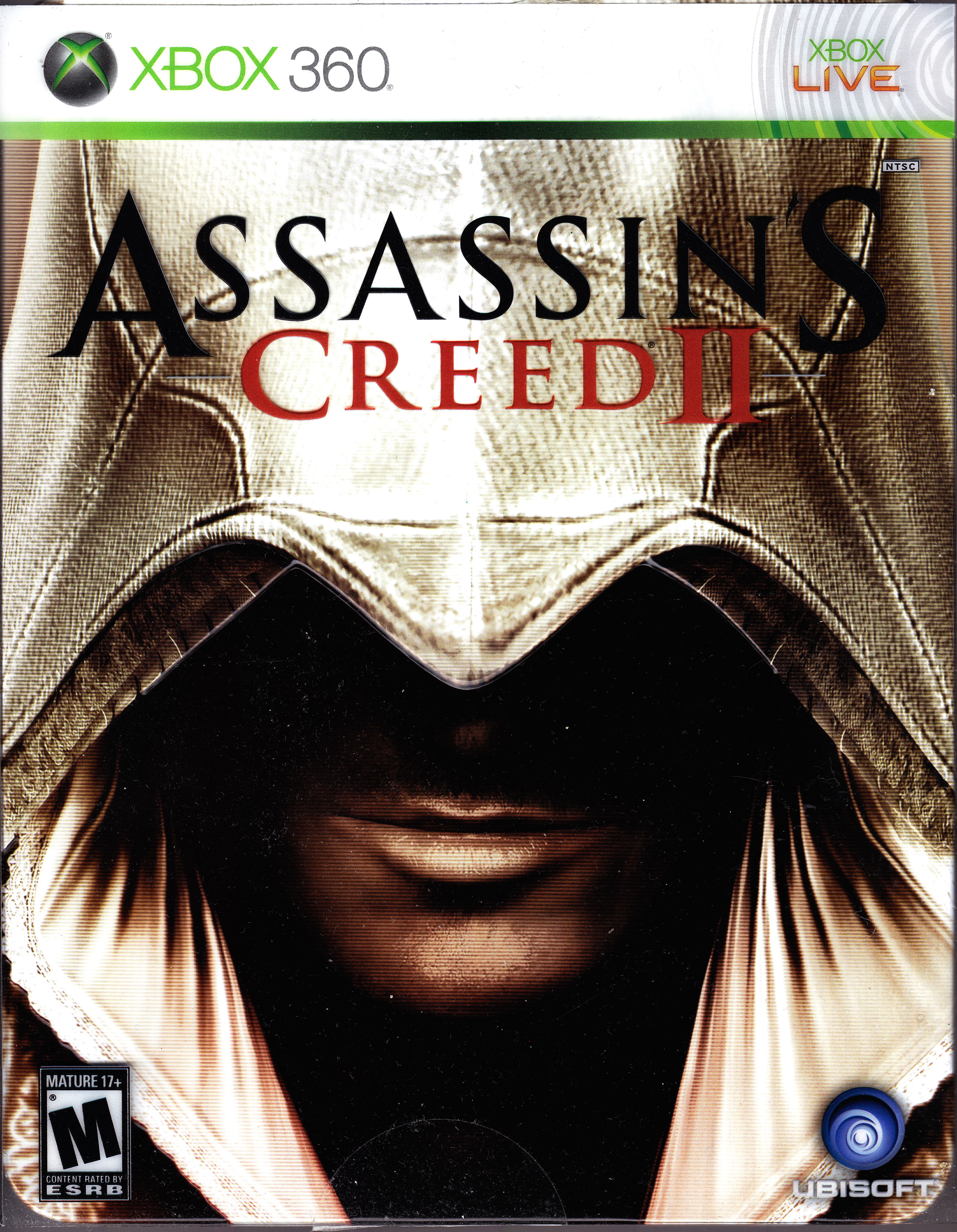 Assassin s xbox 360. Assassins Creed 2 Xbox 360 обложка. Assassin's Creed Xbox 360 диск. Ассасин Крид 2 на Xbox 360 диск. Ассасин Крид на хбокс 360.